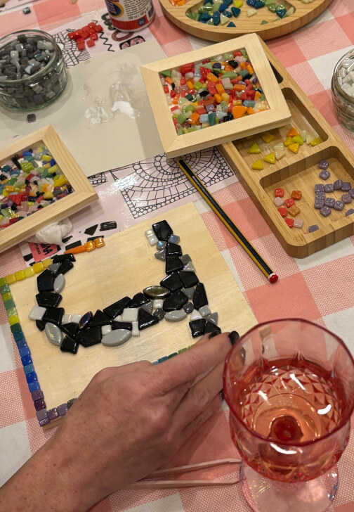 Photo from a glass and Mosaic class in Clapham