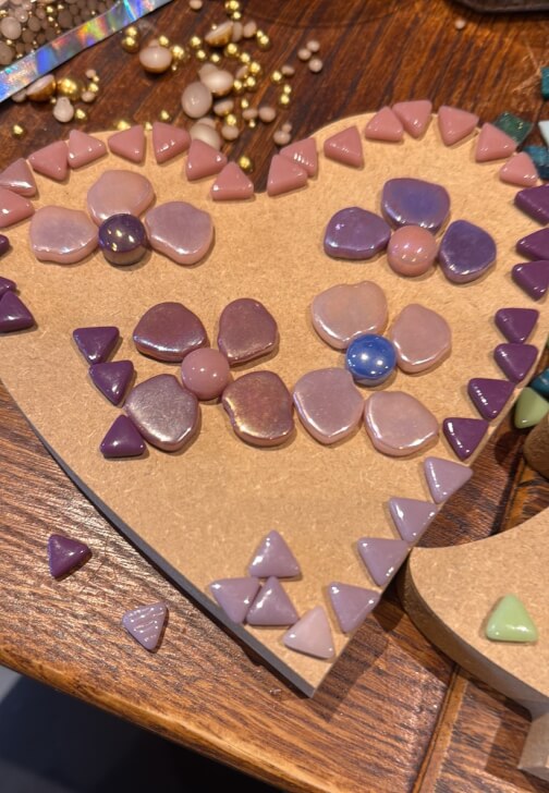 Glass and Mosaic class in Warminster