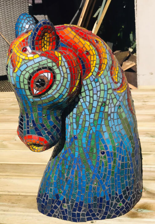 Photo from a glass and Mosaic class in Sheffield