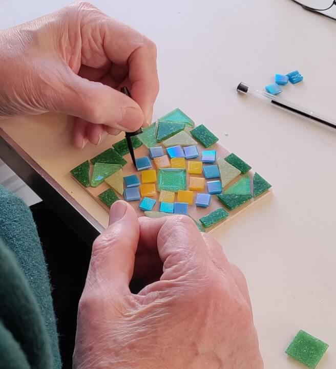 Glass and Mosaic class in Boyton