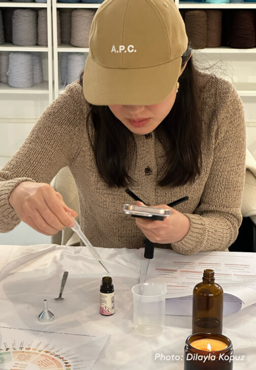 Photo from a perfume Making class in Camberwell
