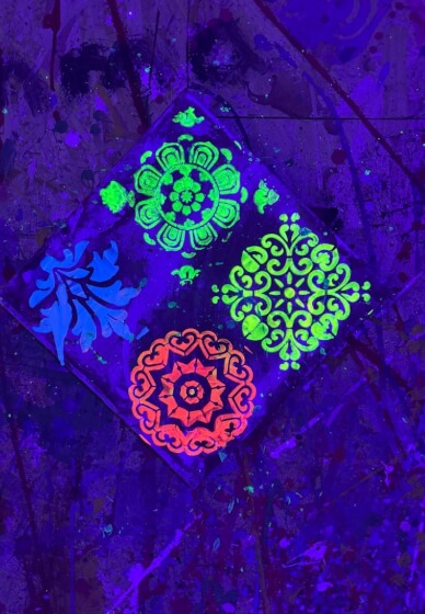 Neon Paint Workshop with UV Light