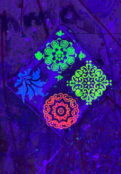 Neon Paint Workshop with UV Light