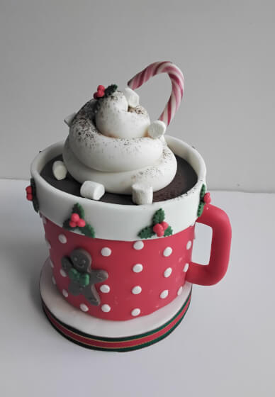 New Course. Festive Evening Cake Decorating and Sip Class