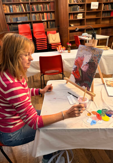 Paint and Brew Guided Art Class