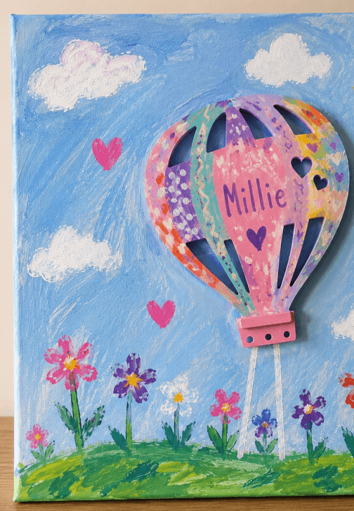 Paint And Create Resin Hot Air Balloon And Canvas Art Workshop clipart-balloons