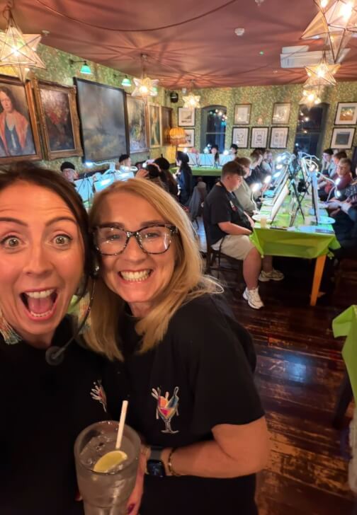 Painting class in Buxton with Cocktails n Canvas