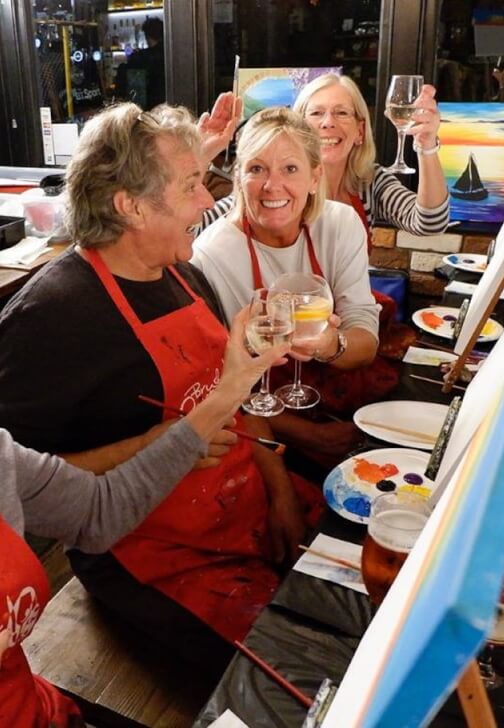 Painting class in Didcot