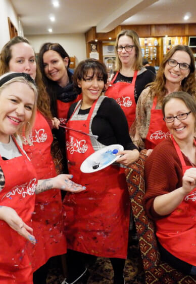 Paint and Sip Class - Pinner