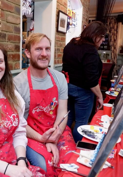 Photo from a painting class in Welwyn Garden City