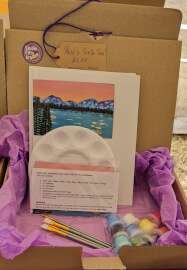 Paint and Sip Experience for Two Gift Box