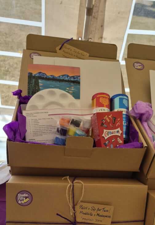 Painting kit with Studio Fifty Art