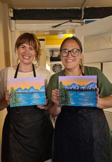 Paint and Sip Experience for Two Gift Box