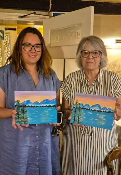 Paint and Sip Experience for Two Gift Box