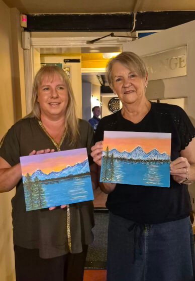Paint and Sip Experience for Two Gift Box