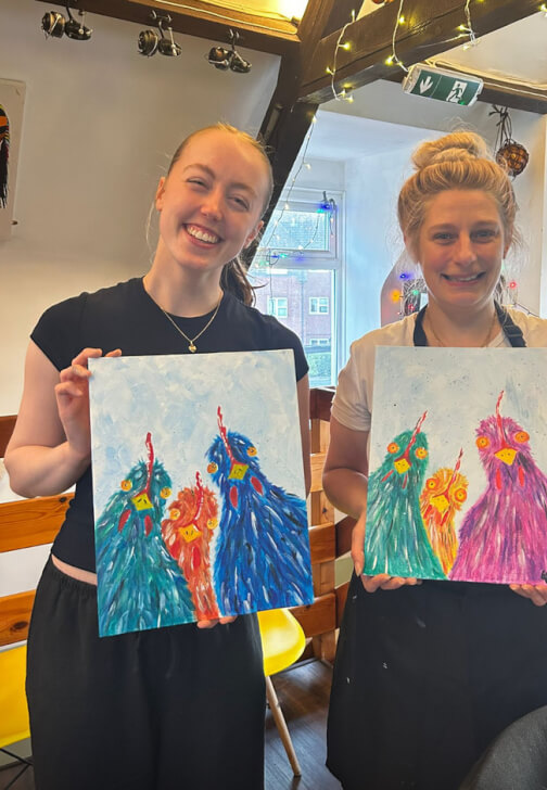 Painting class in Epsom