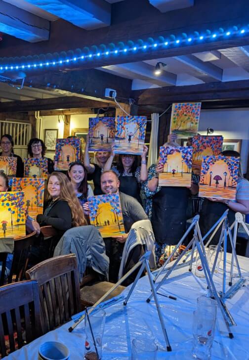 Photo from a painting class in Epsom
