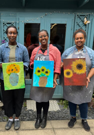 Palette Knife Textured Painting Class: Van Gogh's Sunflowers
