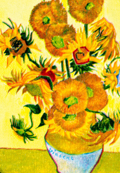 Palette Knife Textured Painting Class: Van Gogh's Sunflowers