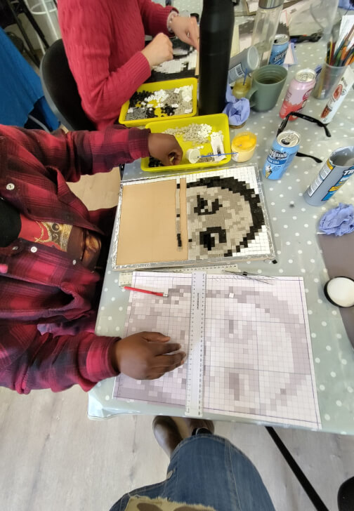 Pixel Portrait Mosaic Workshop