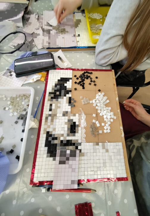 Glass and Mosaic class in Clapham, London