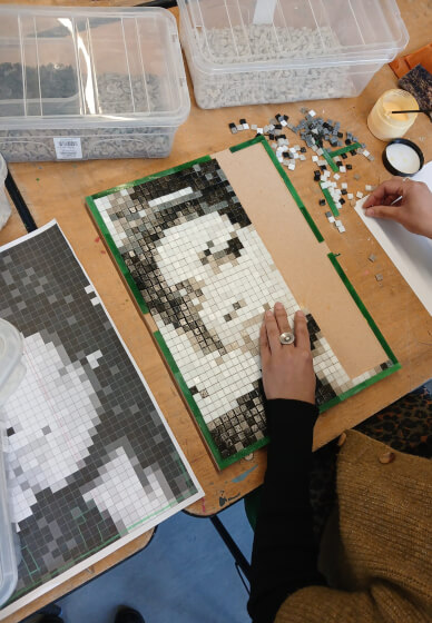 Pixel Portrait Mosaic Workshop