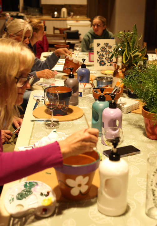 Plant Pot Painting Workshop