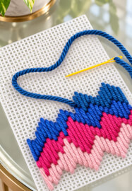 Plastic Mesh Weaving Coaster Workshop