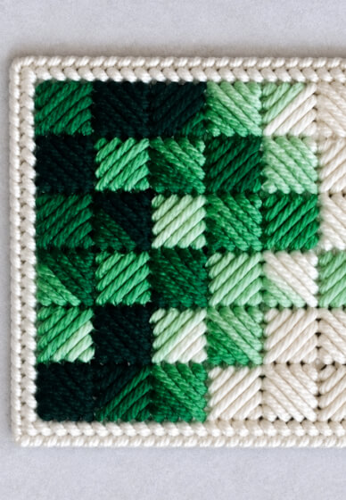 Plastic Mesh Weaving Coaster Workshop