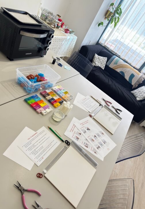 Polymer Clay Jewellery Making - Quiet Creatives Workshop