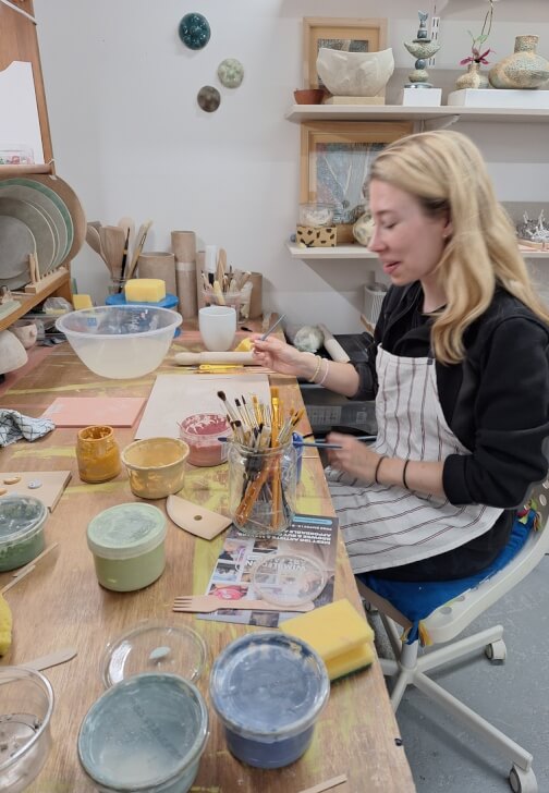 Photo from a jewellery Making class in Earlsfield