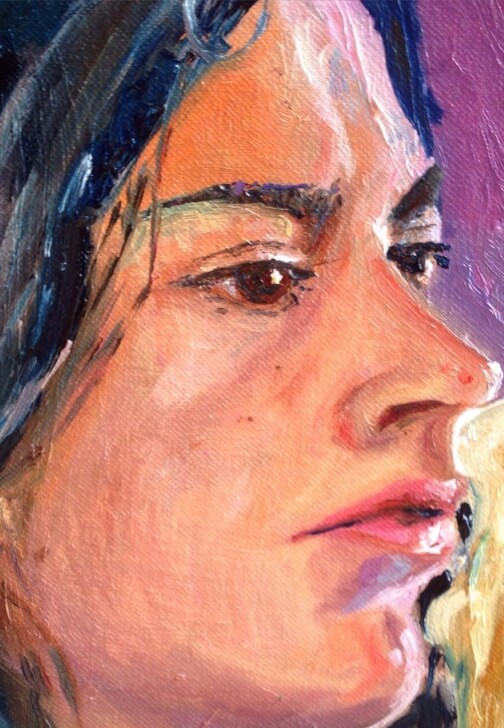 Painting class in Totnes