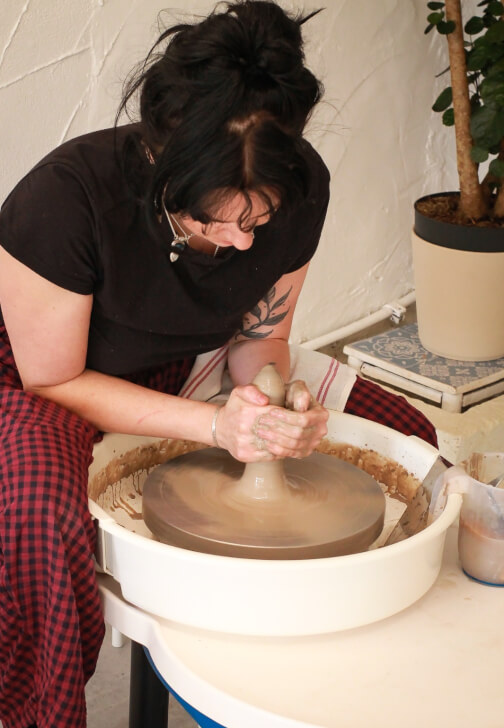 Pottery class in Saltford with Rebecca Rose Ceramics