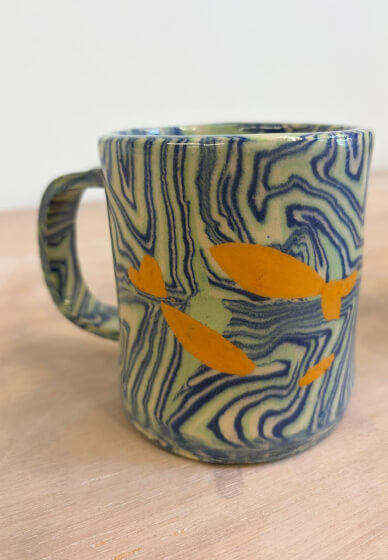 Pottery Class: 'Agateware' Marbled Mug