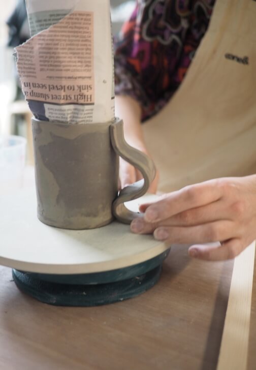 Pottery class in Bow, London