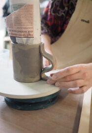 Pottery Class: 'Agateware' Marbled Mug