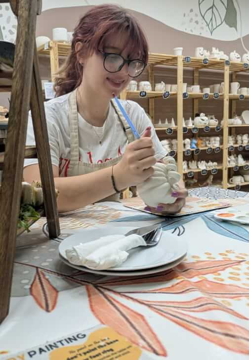 Pottery experience in Wakefield with Jasmine Pottery Studios
