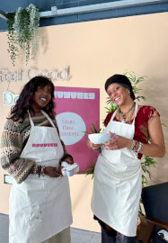 Pottery Painting Experience: Hands and Stories