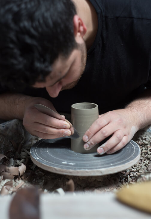 Pottery class in Margate with Pik Ceramics