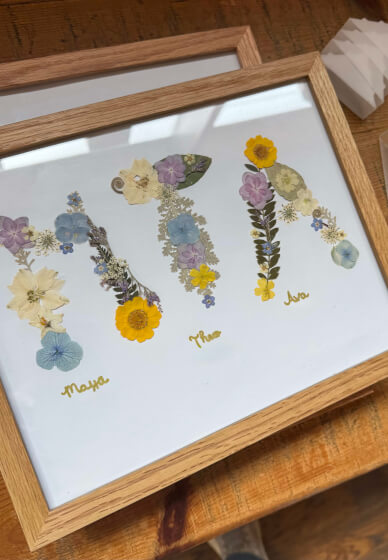Pressed Flower Workshop - Mum and Baby Workshop