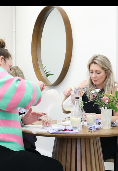 Pressed Flowers Candle Making Workshop