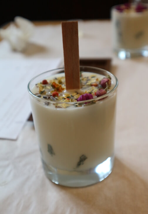 Photo from a candle Making class in Bedford