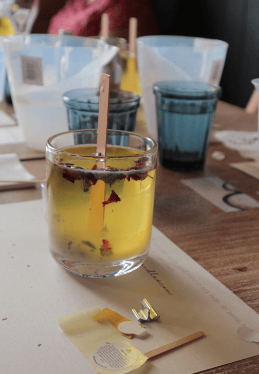 Candle Making class in Bedford with Fire Nest