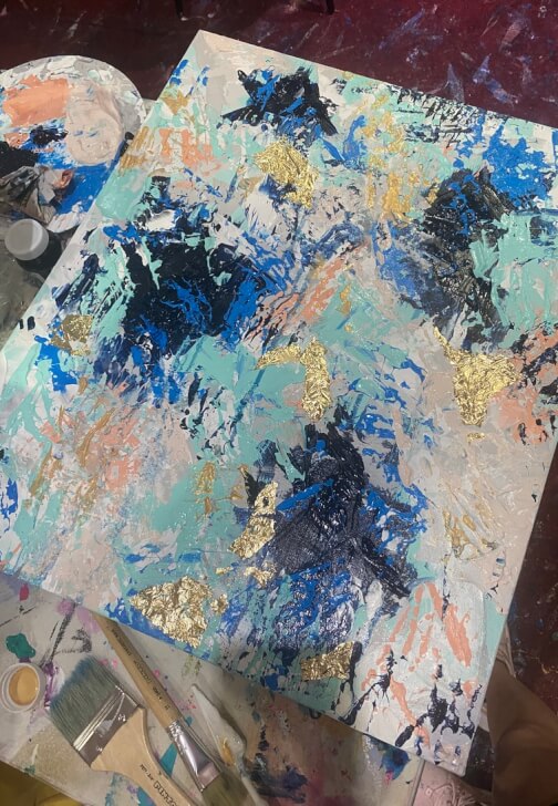 Photo from a painting class in Kensington