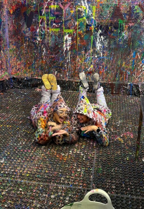 Painting class in Archway with Splatter Room Studio