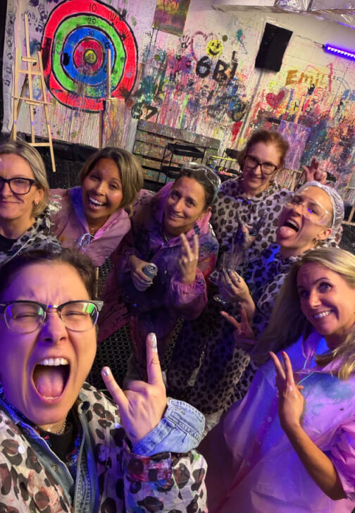 Painting class in Archway