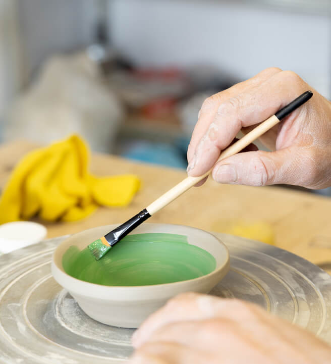 Photo from a pottery class in Edinburgh