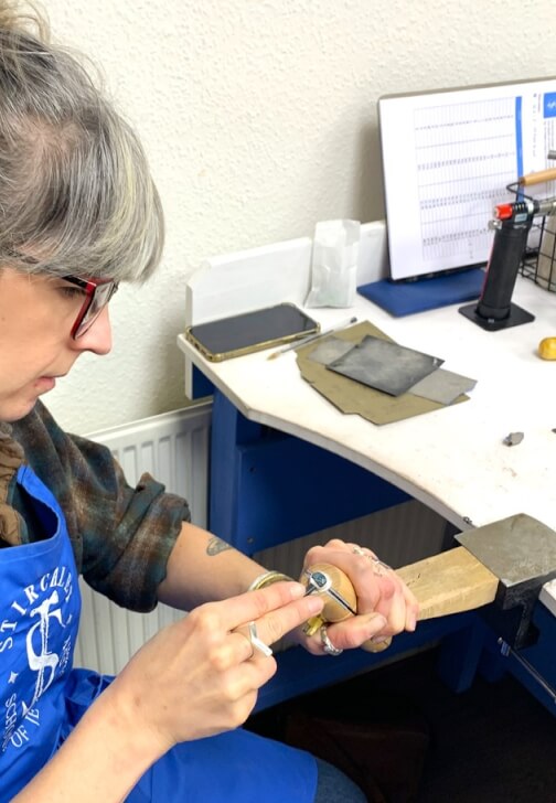 Jewellery Making class in Birmingham with Stirchley School of Jewellery