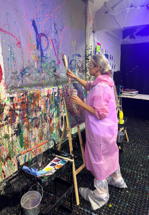 Painting class in Archway