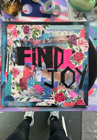 Record Sleeve Collage Workshop and Halloween Cemetery Walk